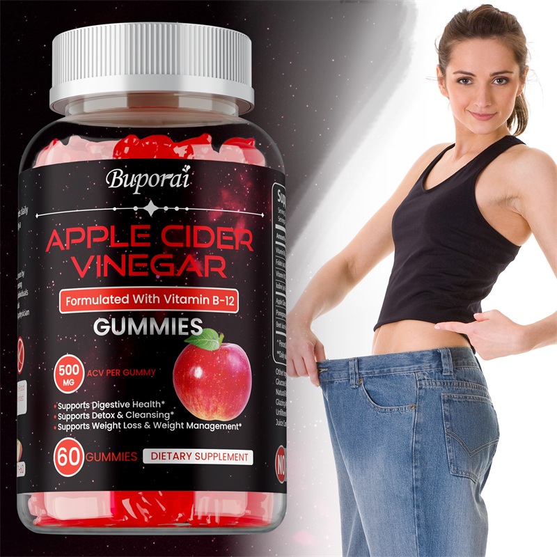 Apple Cider Vinegar Pill - กัมมี่น้ําส้มสายชูแอปเปิ้ลไซเดอร์ - ส่งเสริมสุขภาพทางเดินอาหาร บรรเทาอาการท้องอืดและท้องผูก เผาผลาญไขมัน การจัดการน้ําหนัก