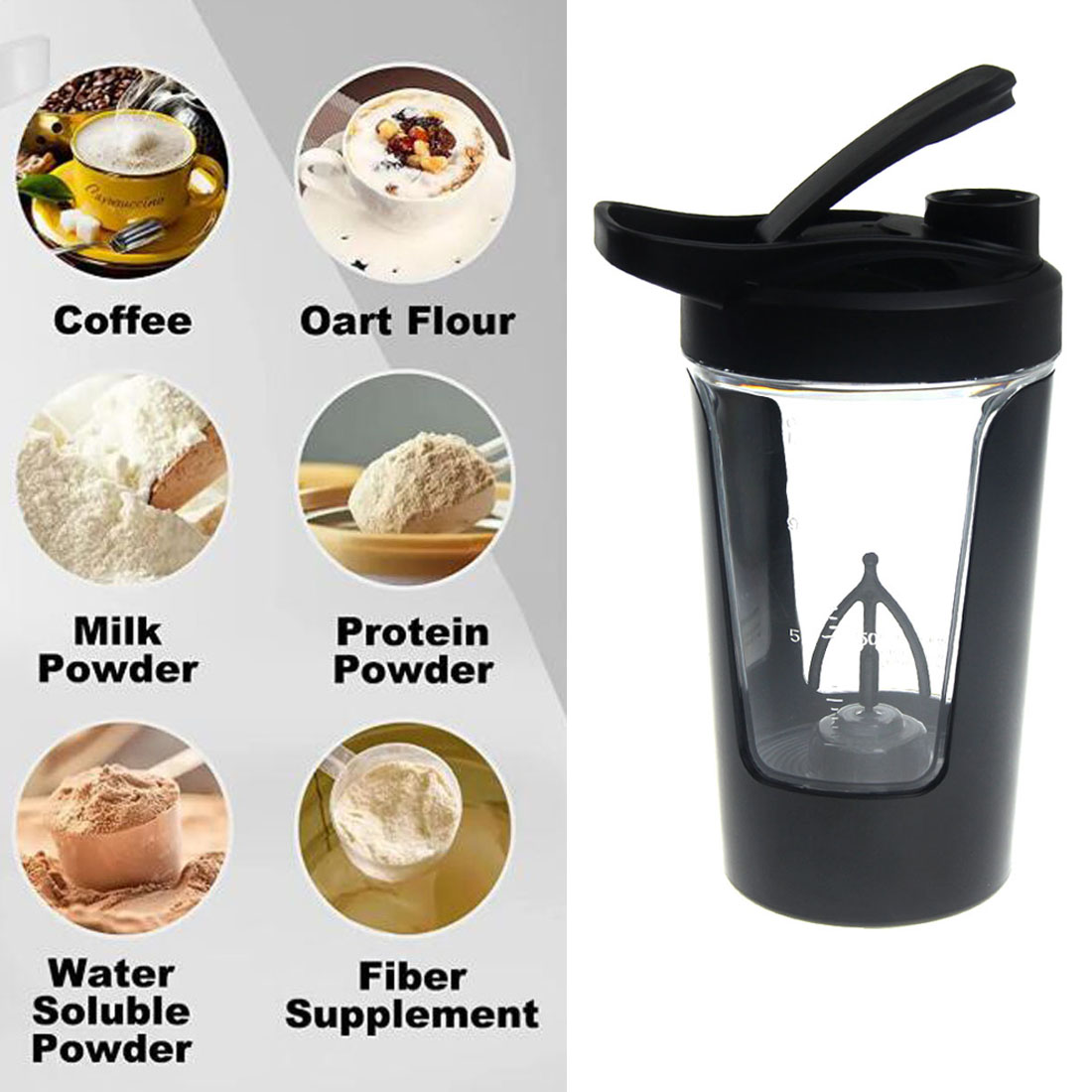 450ml เครื่องปั่นถ้วยแบบพกพาผง - Nutrition And Exercise บทวิจารณ์และราคา