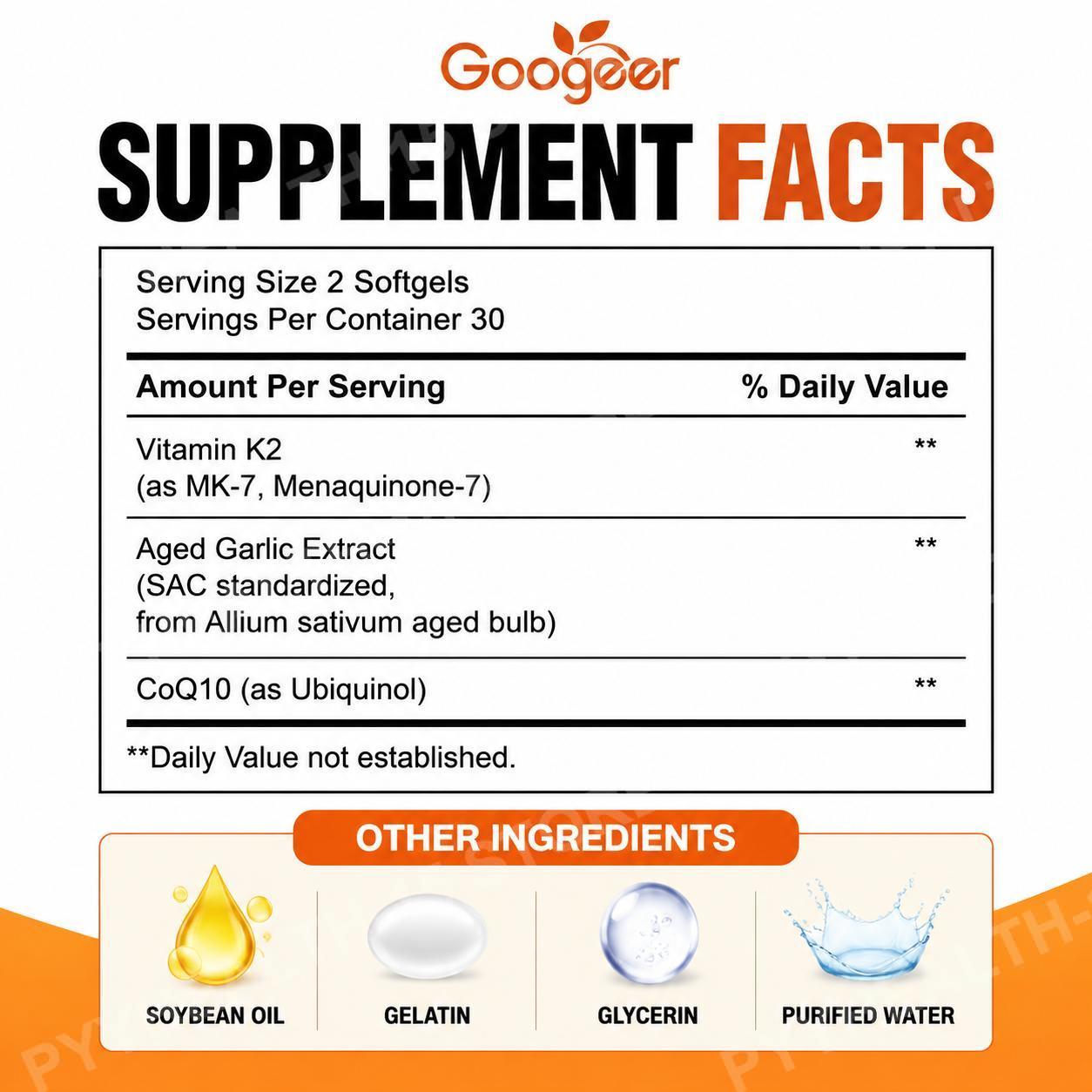 กูเกอร์ ซอฟต์เจลกระเทียมไร้กลิ - Coq10 Ubiquinol Softgel บทวิจารณ์และราคา