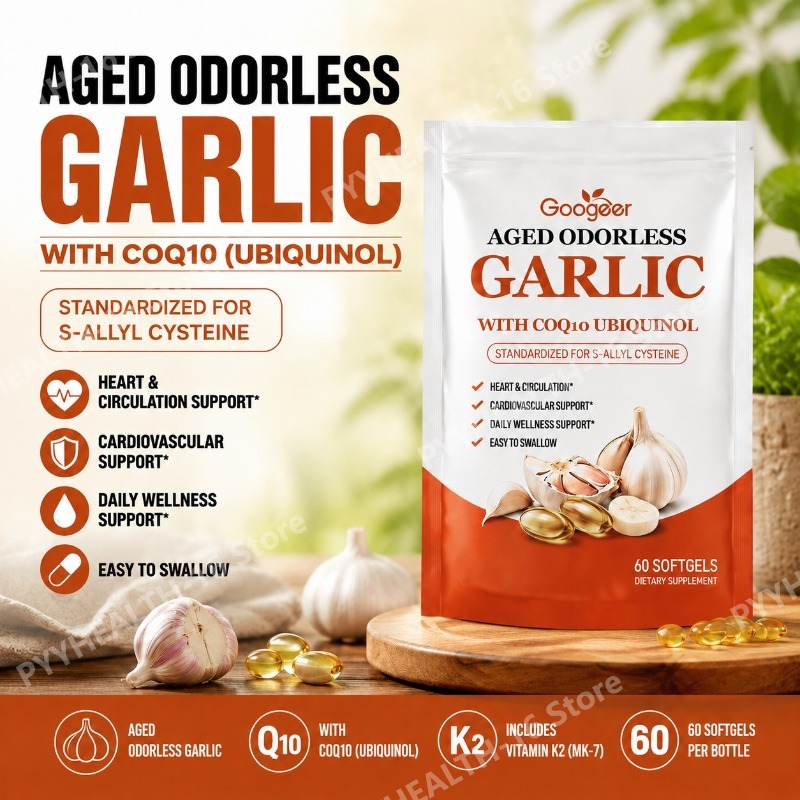 กูเกอร์ ซอฟท์เจลกระเทียมไร้กลิ - Coq10 Ubiquinol Softgel บทวิจารณ์และราคา